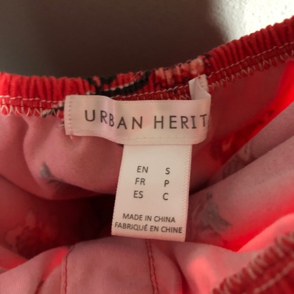 Red Floral Romper - Picture 4 of 4